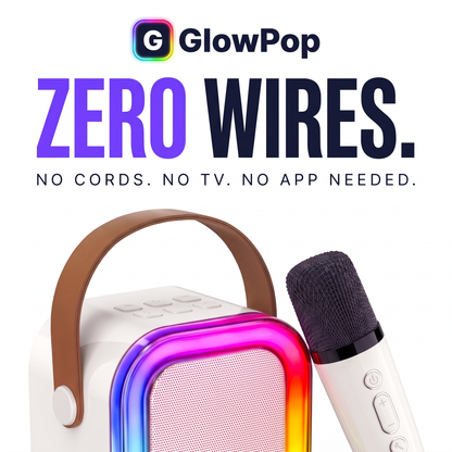 GlowPop™ - Wireless Karaoke Machine